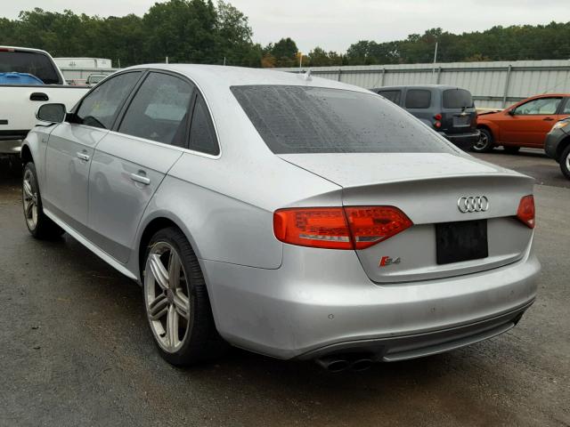 WAUKGBFL8BA013607 - 2011 AUDI S4 PRESTIG SILVER photo 3