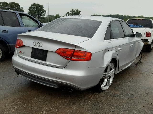 WAUKGBFL8BA013607 - 2011 AUDI S4 PRESTIG SILVER photo 4