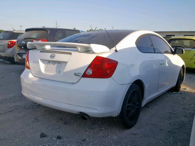JTKDE177550046239 - 2005 TOYOTA SCION TC თეთრი ფოტო 4