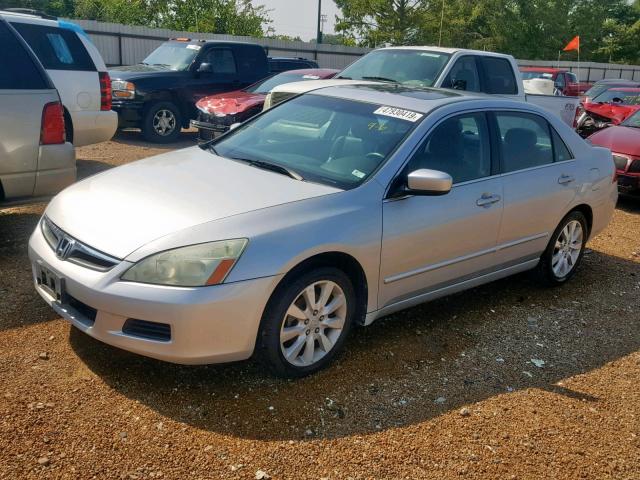 1HGCM66566A067911 - 2006 HONDA ACCORD EX SILVER photo 2