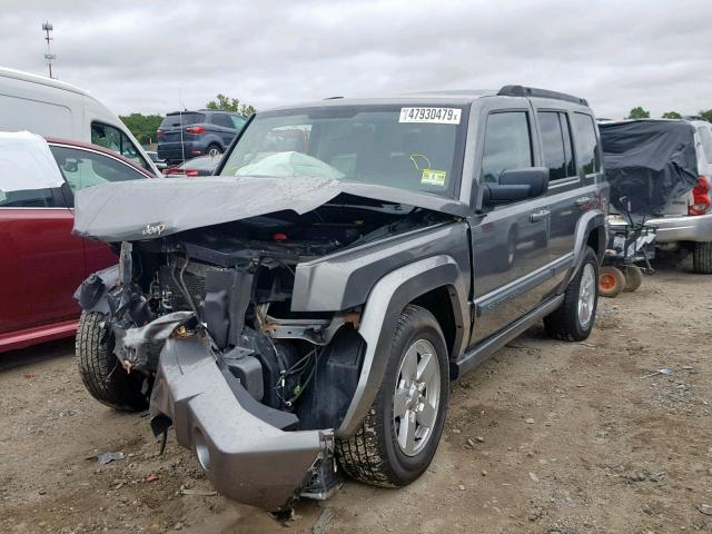 1J8HG48K88C135046 - 2008 JEEP COMMANDER GRAY photo 2