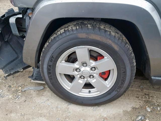 1J8HG48K88C135046 - 2008 JEEP COMMANDER GRAY photo 9