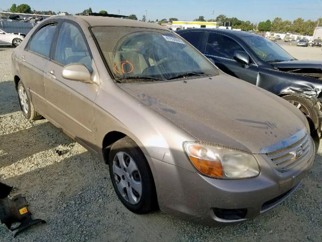 KNAFE122075462620 - 2007 KIA SPECTRA EX BEIGE photo 1