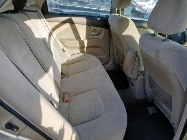 KNAFE122075462620 - 2007 KIA SPECTRA EX BEIGE photo 6