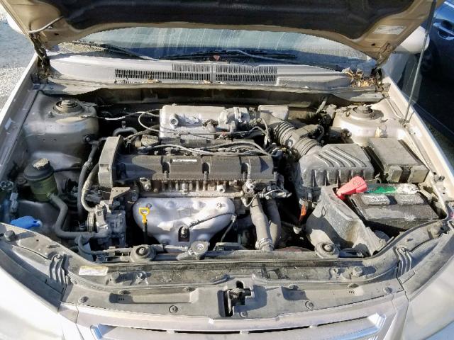 KNAFE122075462620 - 2007 KIA SPECTRA EX BEIGE photo 7