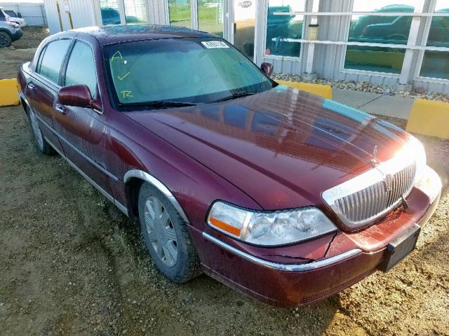 1LNHM83W74Y638786 - 2004 LINCOLN TOWN CAR U BURGUNDY photo 1