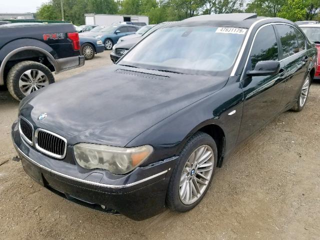 WBAGN63535DS59332 - 2005 BMW 745 LI BLACK photo 2