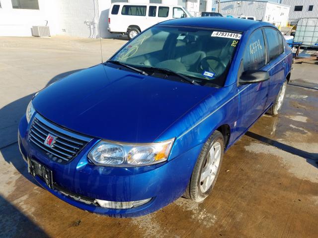 1G8AL55FX6Z114446 - 2006 SATURN ION LEVEL BLUE photo 2