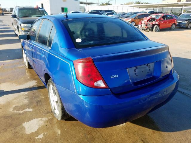 1G8AL55FX6Z114446 - 2006 SATURN ION LEVEL BLUE photo 3