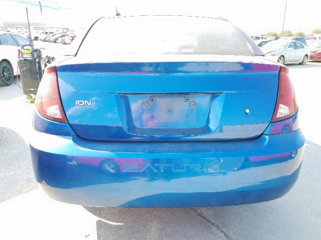 1G8AL55FX6Z114446 - 2006 SATURN ION LEVEL BLUE photo 9