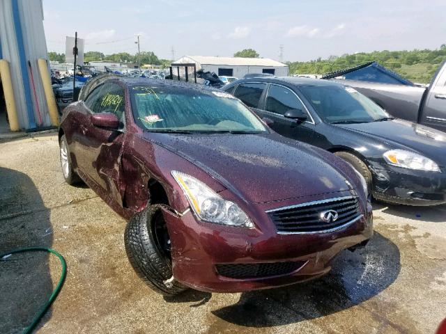 JNKCV66E09M723825 - 2009 INFINITI G37 BASE PURPLE photo 1