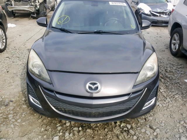 JM1BL1S51A1101607 - 2010 MAZDA 3 S GRAY photo 9