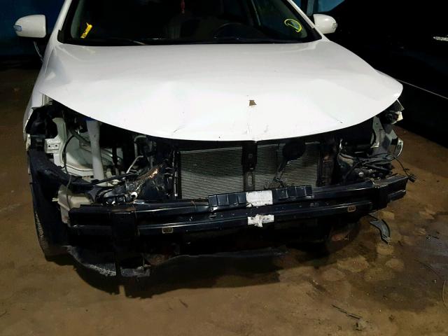 KNAFU4A24A5238599 - 2010 KIA FORTE EX WHITE photo 9