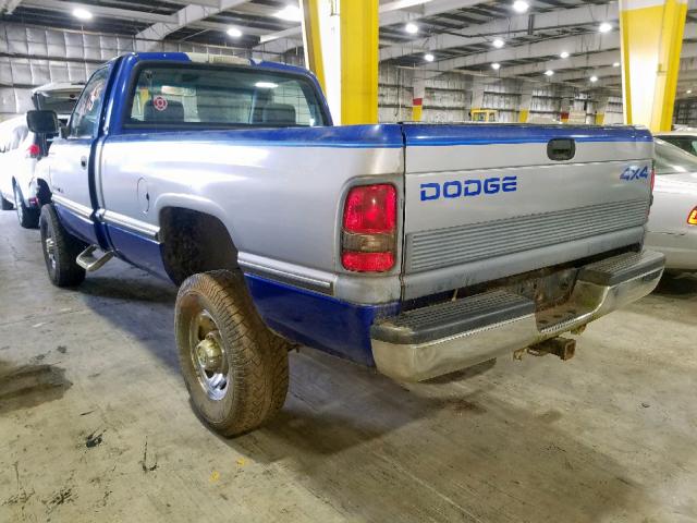 1B7KF26Z9RS593352 - 1994 DODGE RAM 2500 TWO TONE photo 3