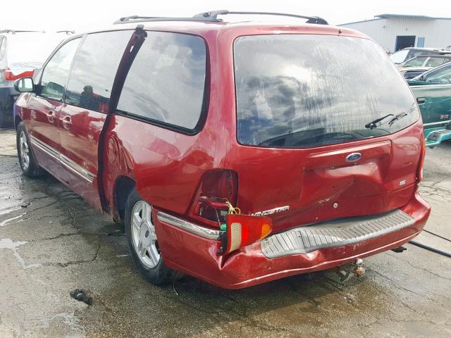 2FMZA52423BB95115 - 2003 FORD WINDSTAR S BURGUNDY photo 3