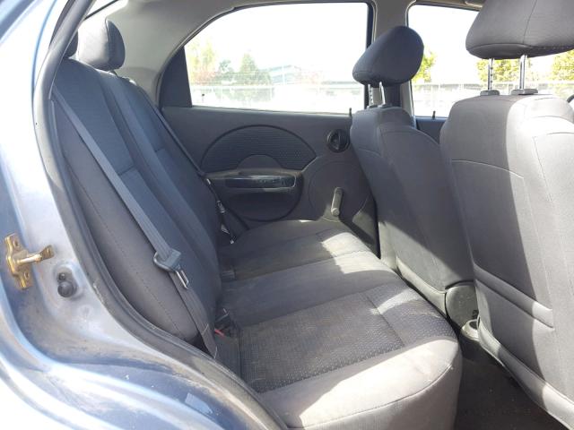 KL1TD56636B638855 - 2006 CHEVROLET AVEO BASE Көк фото 6