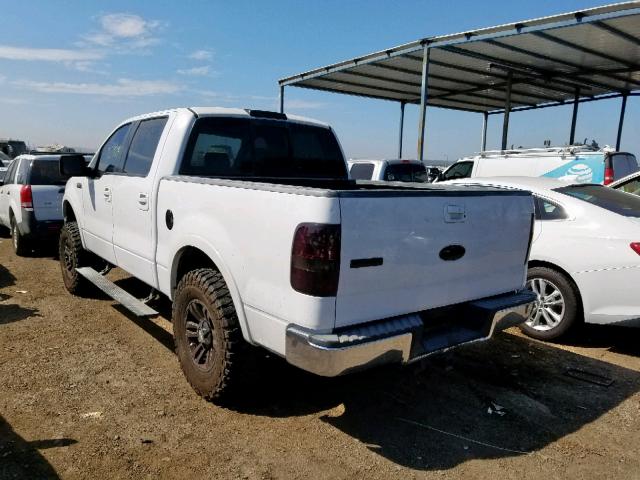 1FTPW12525KB99561 - 2005 FORD F150 SUPER WHITE photo 3