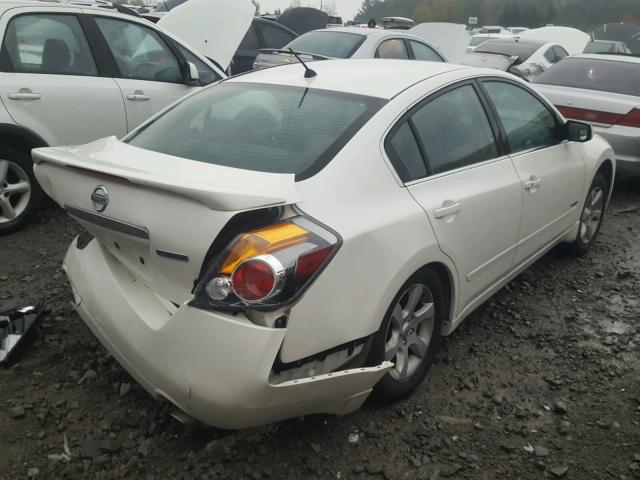 1N4CL21E79C113276 - 2009 NISSAN ALTIMA HYB WHITE photo 4