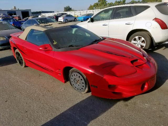 2G2FV32G612149105 - 2001 PONTIAC FIREBIRD T RED photo 1