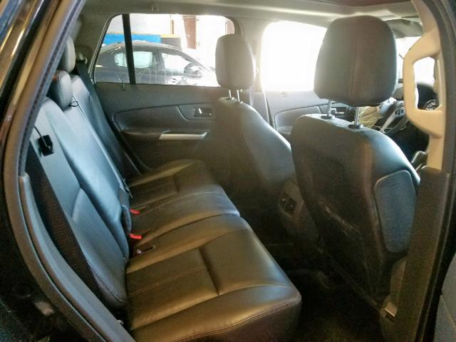 2FMDK4JC8EBA03726 - 2014 FORD EDGE SEL BLACK photo 6