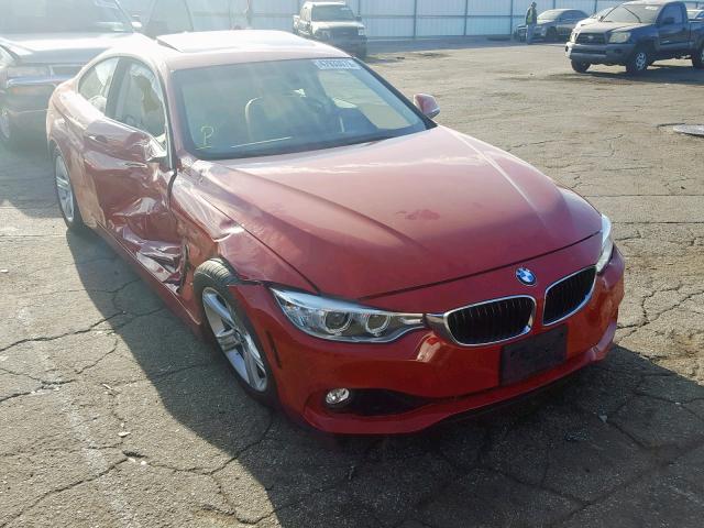 WBA3N7C56FK222888 - 2015 BMW 428 I RED photo 1