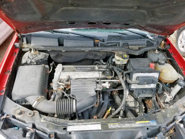 1G8AM12F14Z176065 - 2004 SATURN ION LEVEL RED photo 7