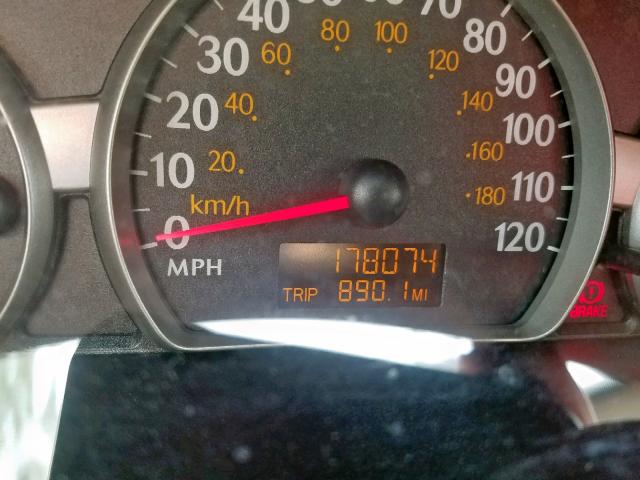 1G8AM12F14Z176065 - 2004 SATURN ION LEVEL RED photo 8