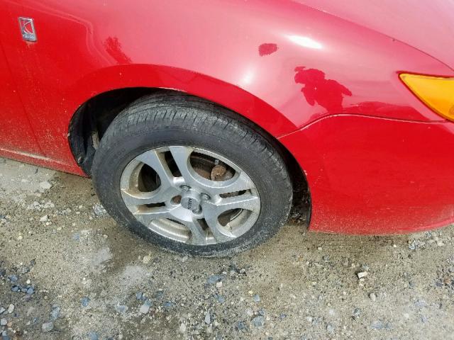 1G8AM12F14Z176065 - 2004 SATURN ION LEVEL RED photo 9