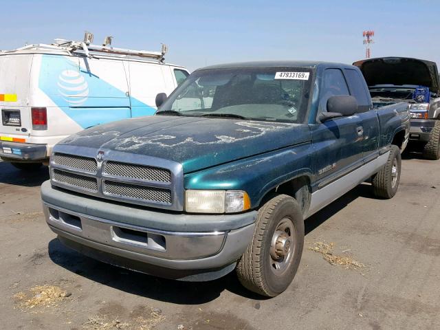 3B7KC23Z0XG134972 - 1999 DODGE RAM 2500 GREEN photo 2