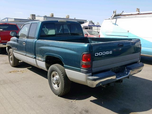 3B7KC23Z0XG134972 - 1999 DODGE RAM 2500 GREEN photo 3