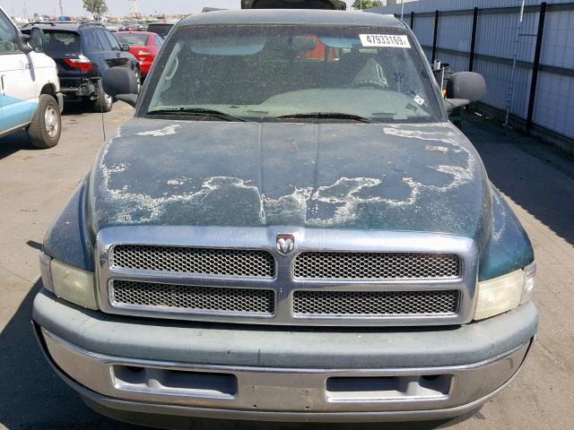 3B7KC23Z0XG134972 - 1999 DODGE RAM 2500 GREEN photo 9