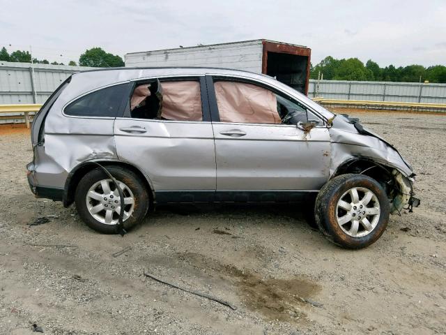 JHLRE48717C101416 - 2007 HONDA CR-V EXL SILVER photo 9