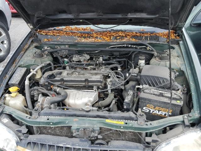 1N4DL01DXYC205108 - 2000 NISSAN ALTIMA XE GREEN photo 7