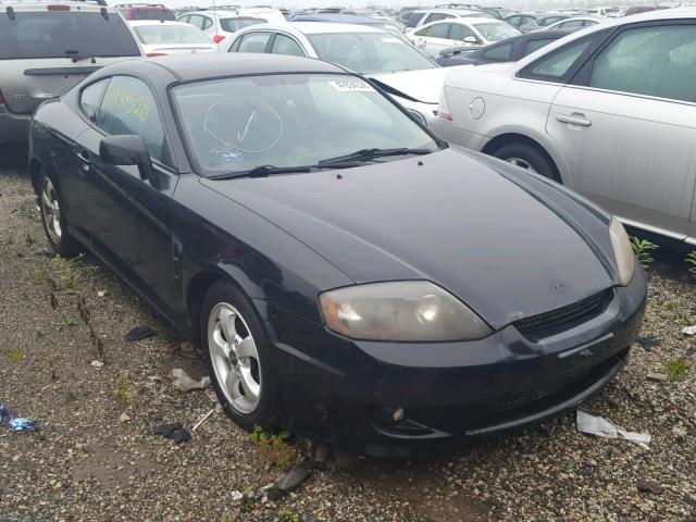 KMHHM65D36U221823 - 2006 HYUNDAI TIBURON GS BLACK photo 1