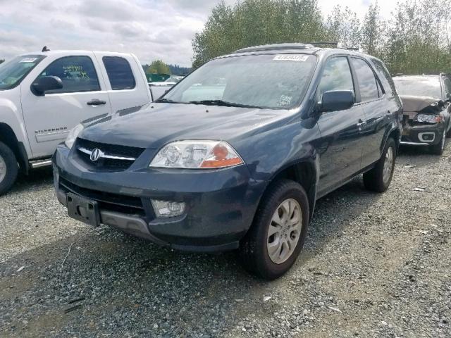 2HNYD18853H515254 - 2003 ACURA MDX TOURIN GRAY photo 2