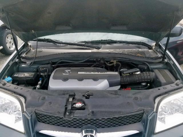 2HNYD18853H515254 - 2003 ACURA MDX TOURIN GRAY photo 7