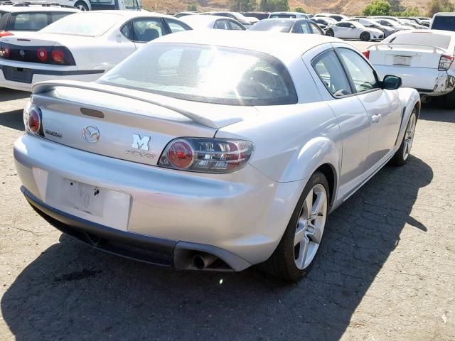 JM1FE17N950159741 - 2005 MAZDA RX8 SILVER photo 4