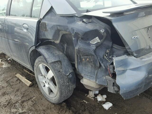 1G8AL55B16Z115014 - 2006 SATURN ION LEVEL BLUE photo 9