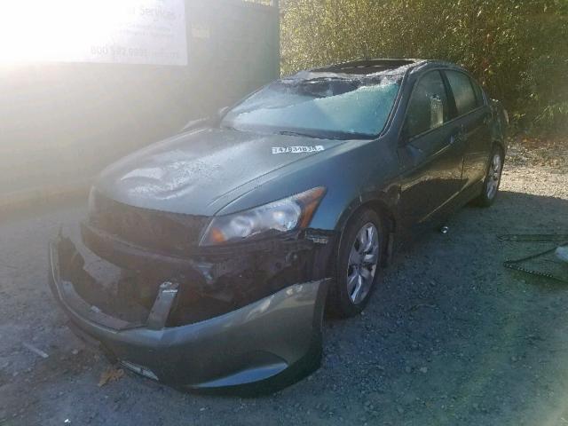 1HGCP26709A133746 - 2009 HONDA ACCORD EX GREEN photo 2