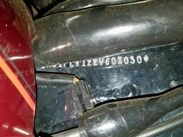 1HD1FCW122Y608030 - 2002 HARLEY-DAVIDSON FLHTCUI BURGUNDY photo 10