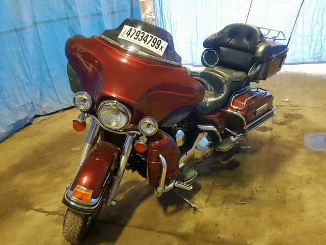 1HD1FCW122Y608030 - 2002 HARLEY-DAVIDSON FLHTCUI BURGUNDY photo 2