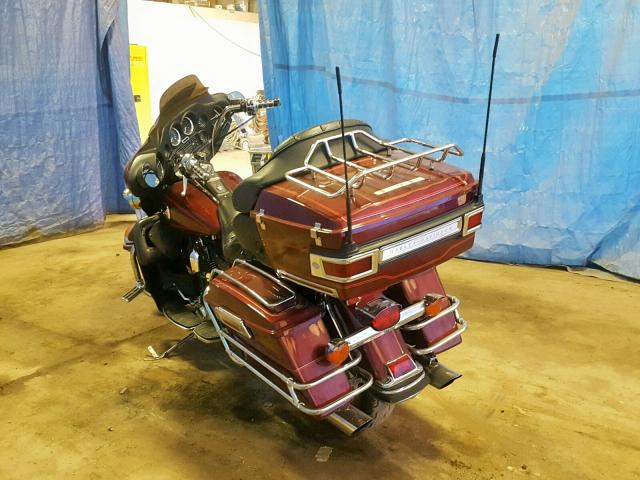 1HD1FCW122Y608030 - 2002 HARLEY-DAVIDSON FLHTCUI BURGUNDY photo 3