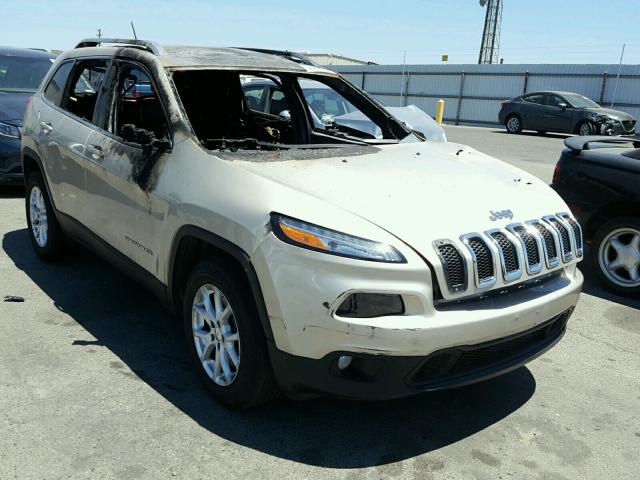 1C4PJMCB4FW679177 - 2015 JEEP CHEROKEE L TAN photo 1