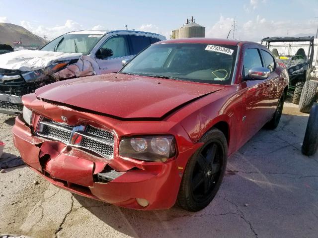 2B3KA33G78H311160 - 2008 DODGE CHARGER SX MAROON photo 2