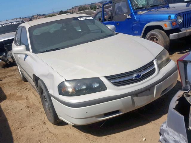 2G1WF55E349288773 - 2004 CHEVROLET IMPALA CREAM photo 1