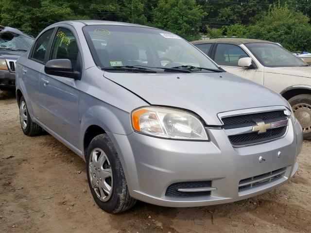 KL1TD56E99B349409 - 2009 CHEVROLET AVEO LS GRAY photo 1