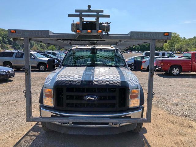 1FDAF56R58ED64365 - 2008 FORD F550 SUPER WHITE photo 5