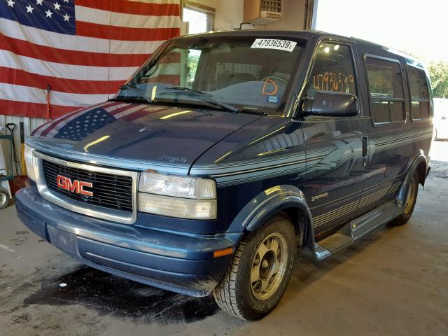 1GDDM19WXYB521743 - 2000 GMC SAFARI XT BLUE photo 2