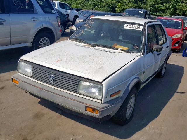 WVWGA0161FW721304 - 1985 VOLKSWAGEN JETTA DELU WHITE photo 2