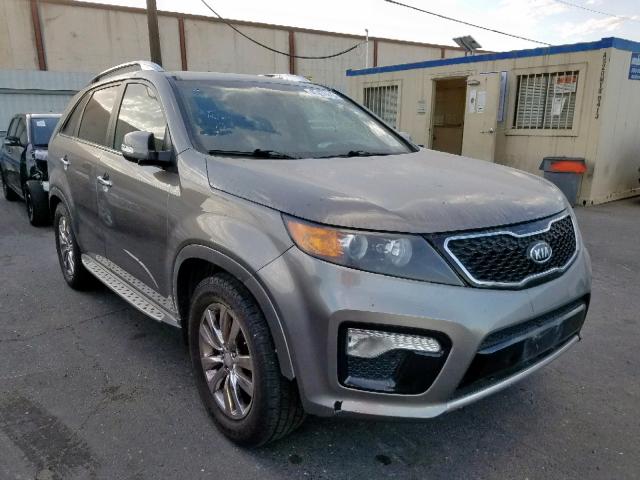 5XYKW4A22DG377282 - 2013 KIA SORENTO SX CHARCOAL photo 1